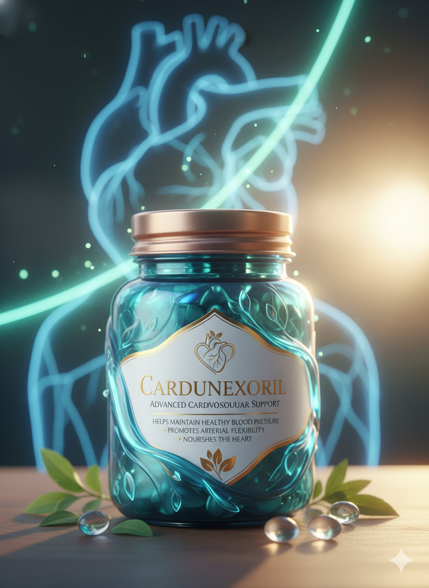 Cardunexoril food supplement capsule bottle